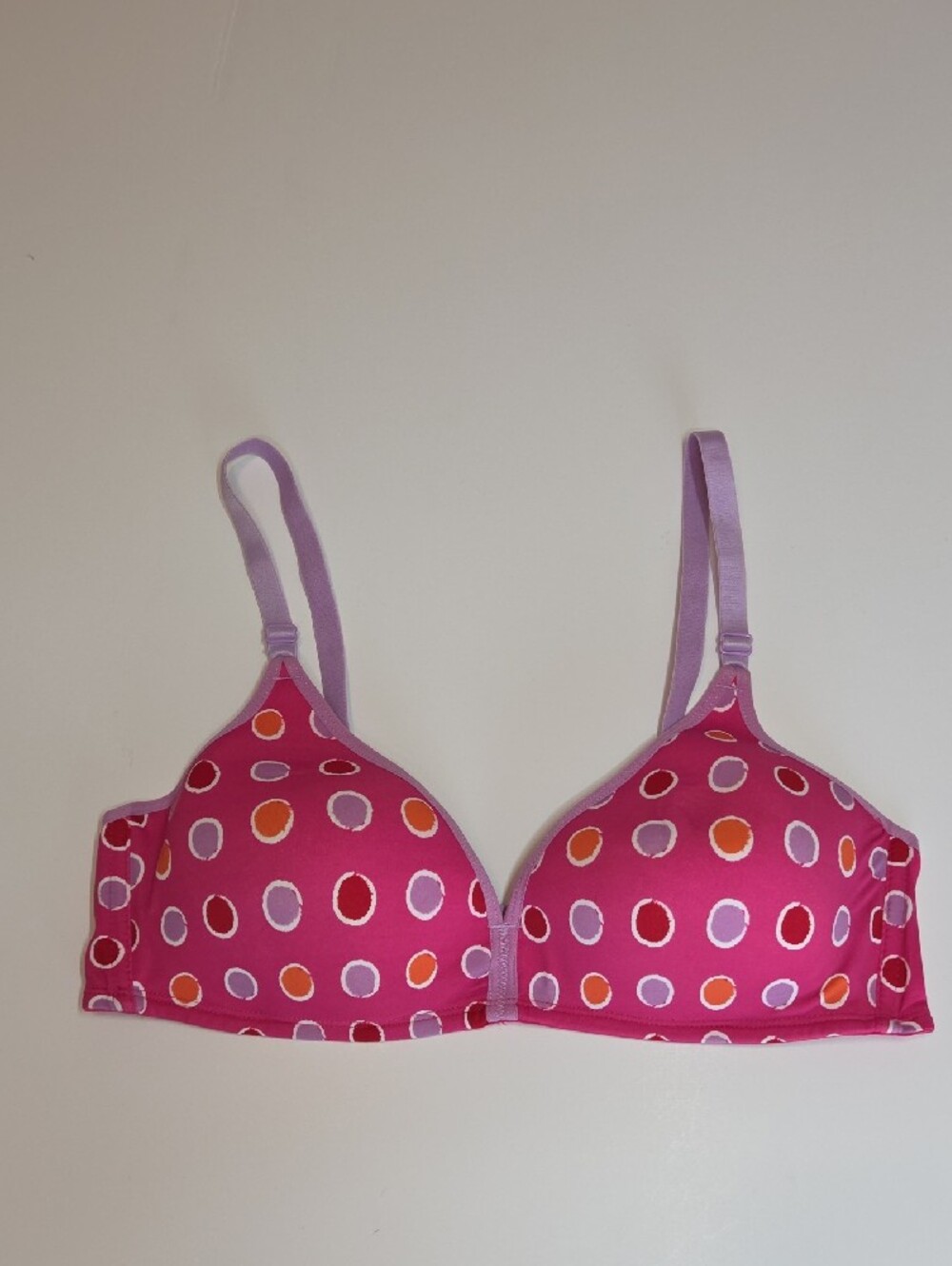 4 Bras in Mauve, Nude, Light Blue, and Pink Polka Dot. All 38B - Picture 8 of 13